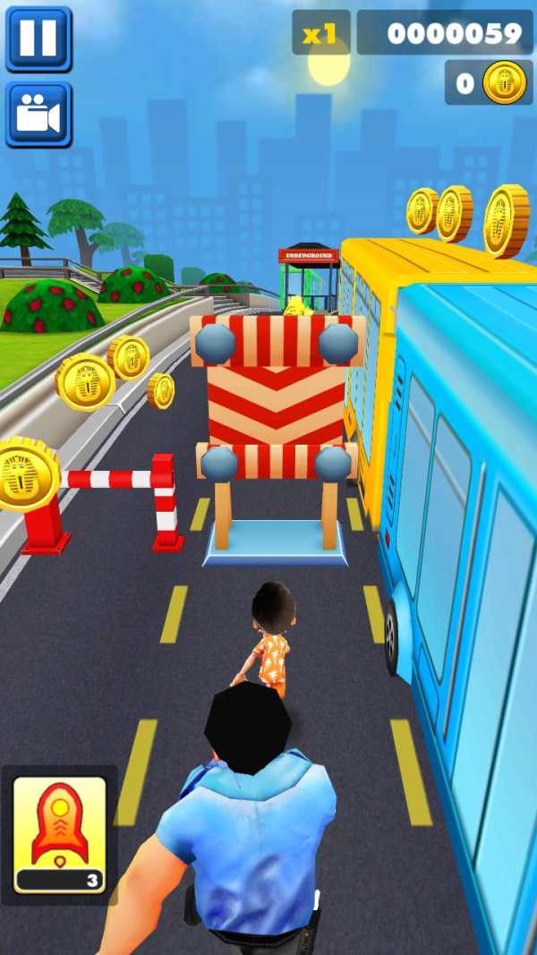 Subway Bus : Surf Rush screenshot 1
