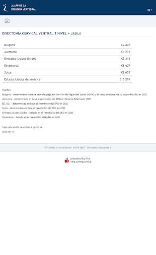 LA APP DE LA COLUMNA VERTEBRAL screenshot 4