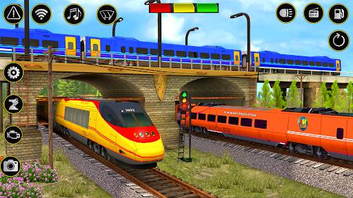 เมือง รถไฟ ซิม- เกมส์ 3 มิติ screenshot 5