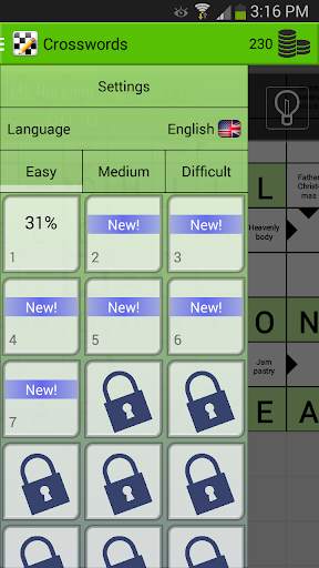 Crosswords screenshot 2