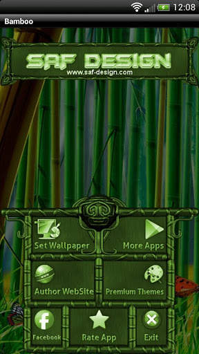 Next Launcher Bamboo Theme screenshot 5
