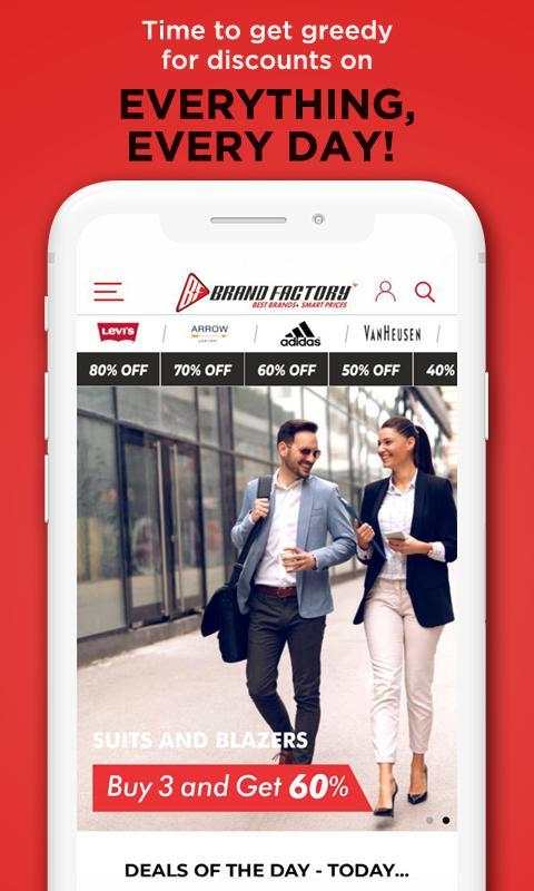 BRAND FACTORY - Shopping App o screenshot 1