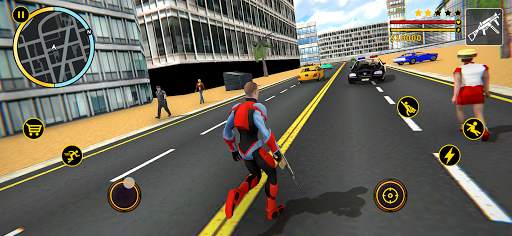 Flying Spider Super Hero - Vegas Crime City Battle स्क्रीनशॉट 5