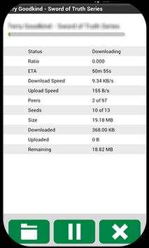 Free Mobile Utorrent screenshot 1