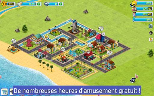 Cité village - sim d'île 2 screenshot 6