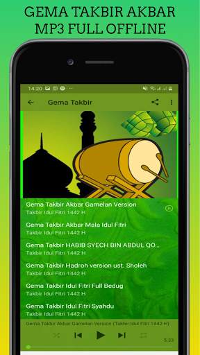 Takbir MP3 - Takbiran Offline screenshot 3