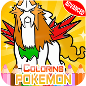 Coloring pages for Advanced Pokim Characters icon