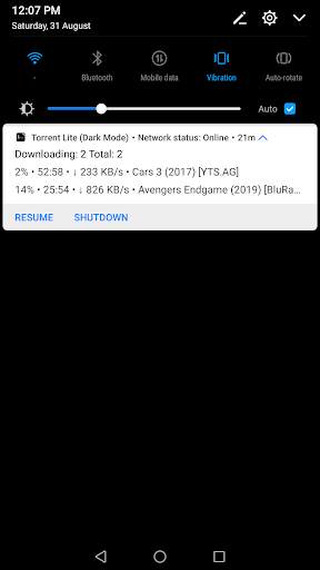Torrent Lite (Dark Mode) screenshot 3