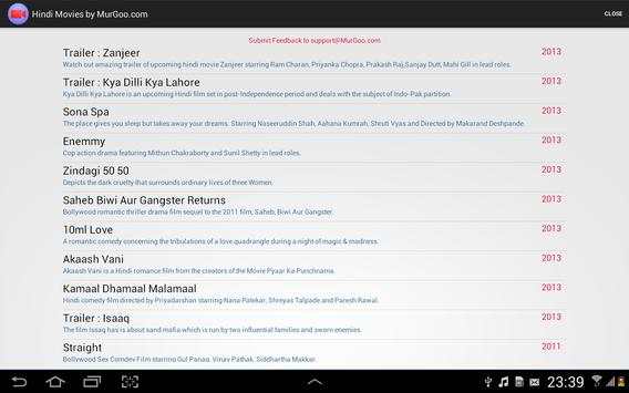 Hindi Movies App screenshot 1