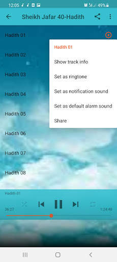 Sheikh Jafar 40-Hadith screenshot 3
