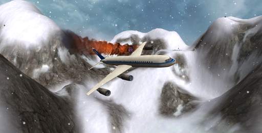 Flight Simulator Snow Plane 3D screenshot 4