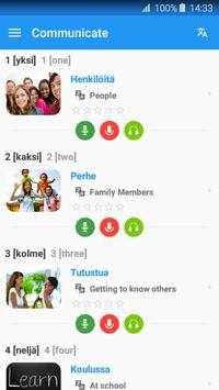 Learn Finnish communication & Speaking Finnish screenshot 1