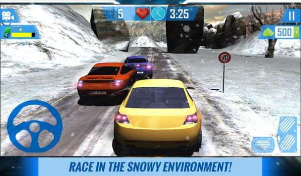 Winter Traffic Snow Driving screenshot 18
