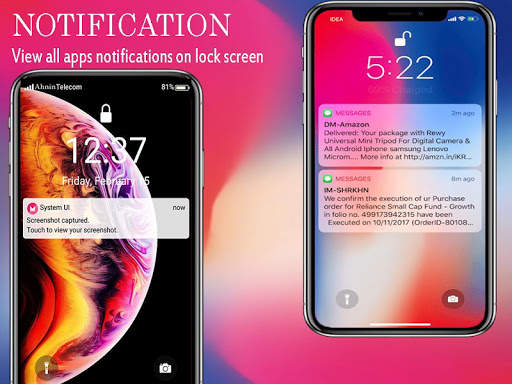 Lock Screen Phone X & 8 Style IOS 11- Best Applock screenshot 4