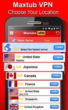 Maxtub VPN screenshot 1