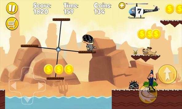 Bob game  Robber  dash screenshot 2
