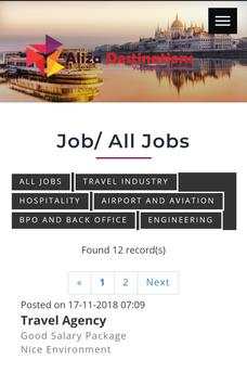 Aliza Destinations - Job Placement App screenshot 3