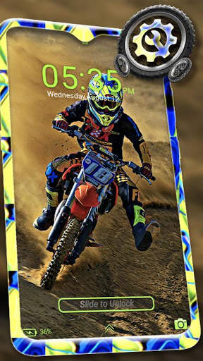 Xtreme Dirt Bike Launcher Theme screenshot 3