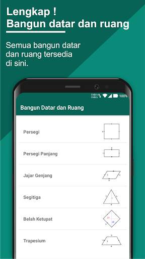 Bangun Datar dan Ruang - Kumpulan Rumus screenshot 1