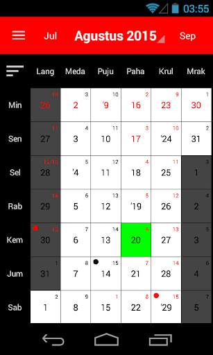 Kalender Bali screenshot 2