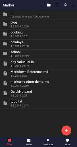 Markor: Edit Markdown offline screenshot 7