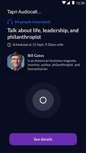 Learn English with Live Audio Classes | Tapri screenshot 8