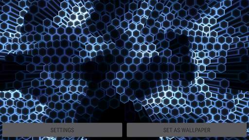 Neon Cells Particles 3D Live Wallpaper screenshot 23