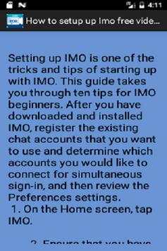 Free Imo Video Chat Guide screenshot 3
