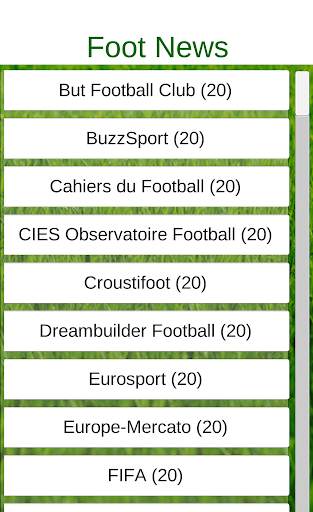 Foot News screenshot 2
