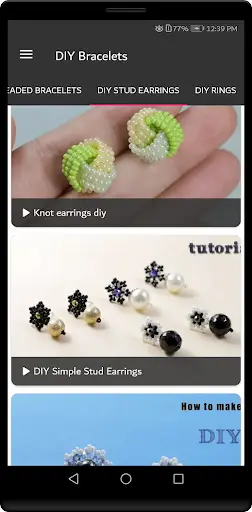 DIY Bracelet Tutorials स्क्रीनशॉट 3