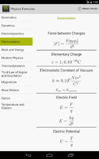 Physics Formulas screenshot 6