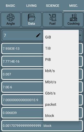 Offline Unit Converter screenshot 2