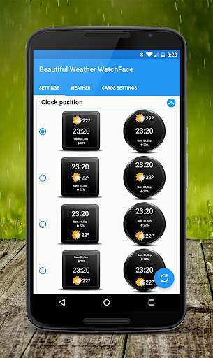 Beautiful Weather Watch Face screenshot 5