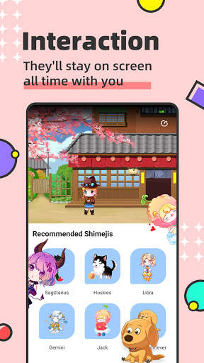 Shimeji - Anime mascots स्क्रीनशॉट 3