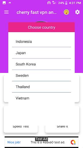Cherry - Fast VPN Network screenshot 2