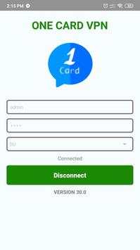 ONE CARD VPN screenshot 4