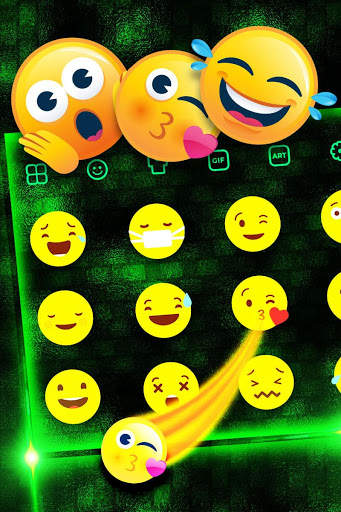 Fluorescent Green Keyboard Theme screenshot 3