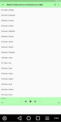 Al Huthaify Complete Quran Offline Mp3 HD screenshot 3