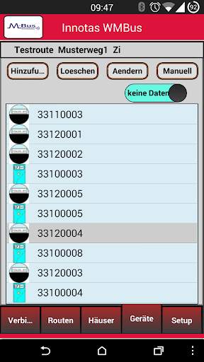 wM-Bus Reader screenshot 3