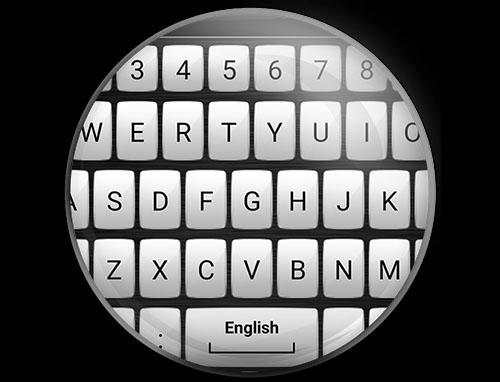 Keyboard Theme Gloss White screenshot 8