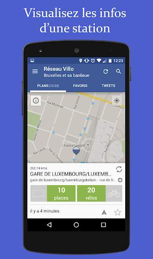 Bruxelles Villo (bikes) screenshot 2