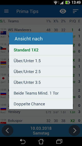 Fußball Vorhersagen PrimaTips screenshot 5