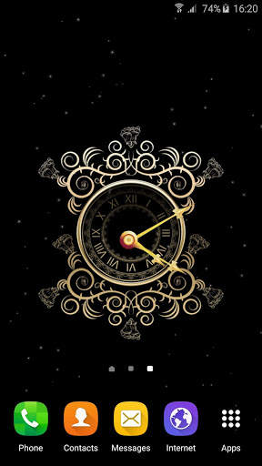 Gold Watch Live Wallpaper 1 تصوير الشاشة