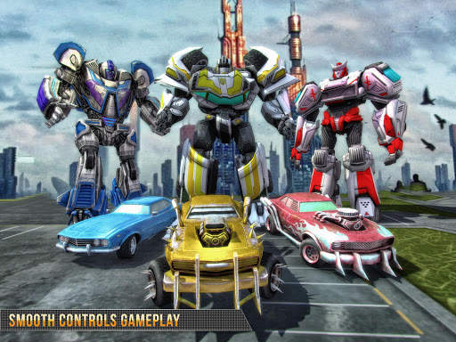 Real Gangster Robot Car Transform Game 2020 screenshot 15