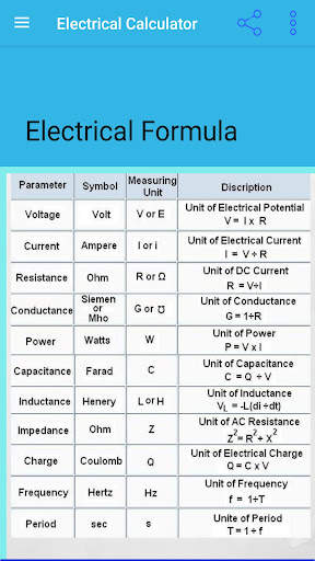 Electrical Calculator screenshot 6