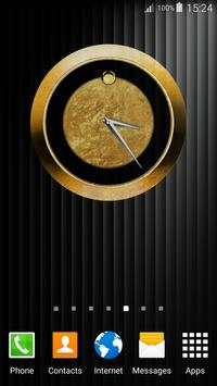 Luxury Clock Gold 2 تصوير الشاشة