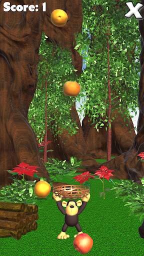 Jungle Monkey Fruit 3D Games screenshot 3