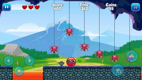 Super Bounce Red Classic Ball Adventure screenshot 4