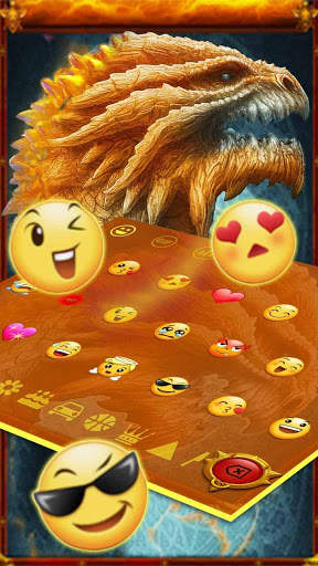 Golden War of Dragon Keyboard screenshot 3