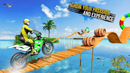 Crazy Bike Stunt Racing - Offline Motorcycle Games screenshot 1